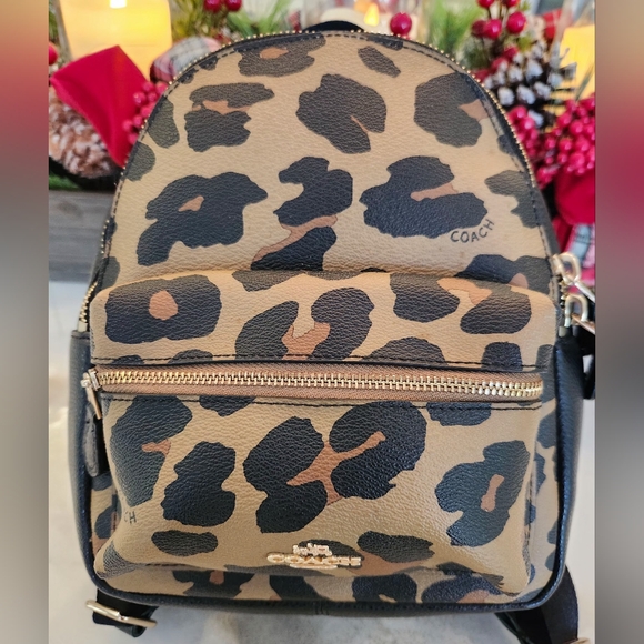 COACH Mini Animal Print Backpack ..nearly new! Clean! - Picture 1 of 13